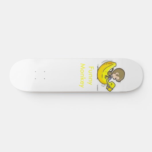 Funny Monkey Skateboard (Horizontaal)