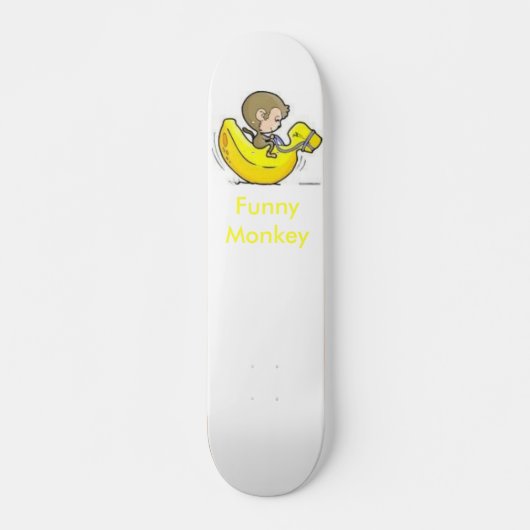 Funny Monkey Skateboard (Voorkant)