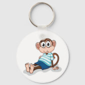 Funny Monkey Sleutelhanger (Voorkant)