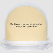 Funny Monkey Sneeuwbol (Achterkant)