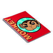 FUNNY MONKEY SPIRAAL NOTITIEBOEK (Rechterzijde)