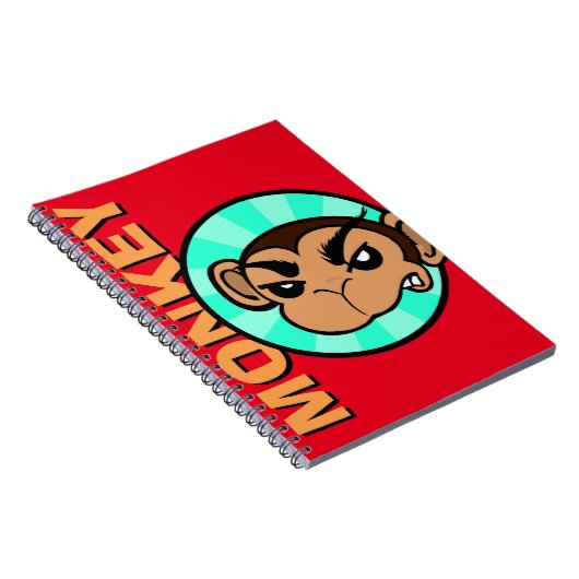 FUNNY MONKEY SPIRAAL NOTITIEBOEK (Rechterzijde)