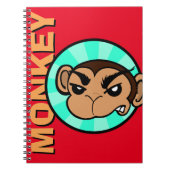 FUNNY MONKEY SPIRAAL NOTITIEBOEK (Voorkant)