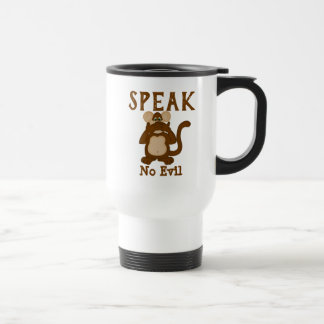 Funny Monkey spreekt geen kwaad Reisbeker