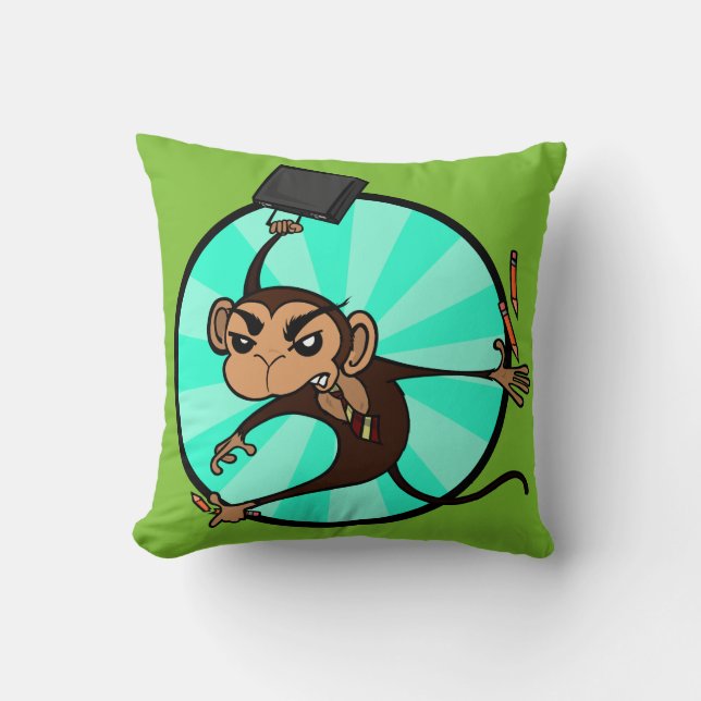FUNNY MONKEY SQUARE SIERKUSSEN (Voorkant)
