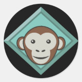 Funny Monkey Stickers (Voorkant)