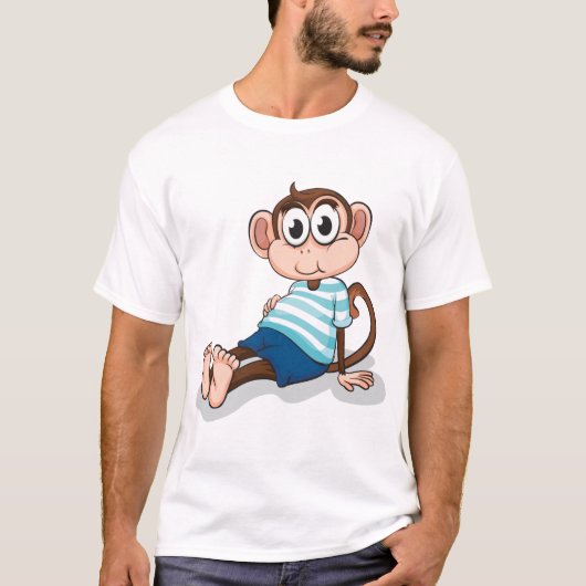 Funny Monkey T-shirt (Voorkant)