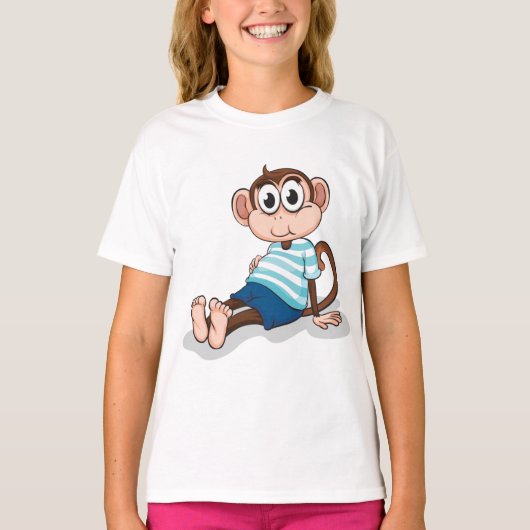 Funny Monkey T-shirt (Voorkant)