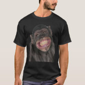 Funny monkey t shirt voor mannen kinderen en vrouw (Voorkant)
