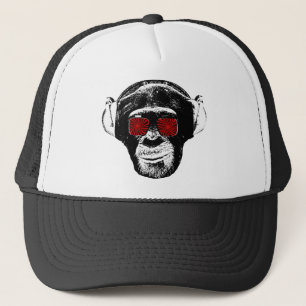 Funny monkey trucker pet