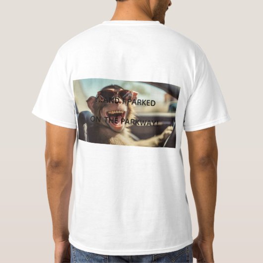 Funny Monkey TSHIRT (Achterkant)