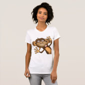 Funny Monkey Womens T-Shirt (Voorkant volledig)