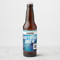 Funny Monogrammed 21 Happy Birthday