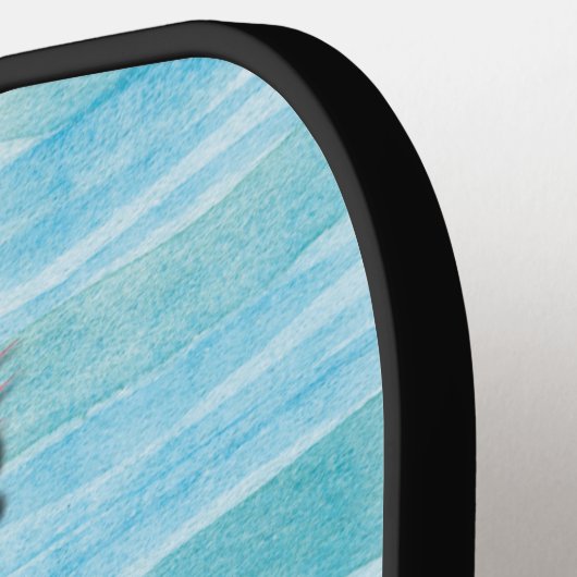 Funny Monogrammed Tiki Bar Pickleball Paddle (Links Detail)