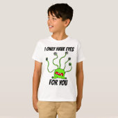 FUNNY MONSTER ALIEN BOYS T-SHIRTS 'EYES 4 you' (Voorkant volledig)