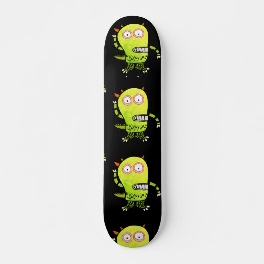 FUNNY MONSTER ALIEN Skateboards (Voorkant)