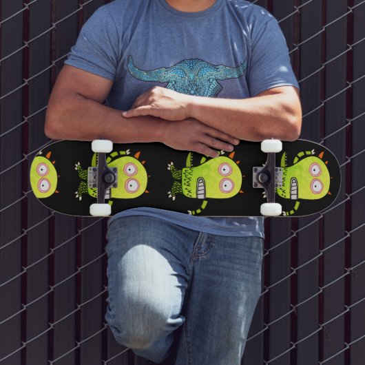 FUNNY MONSTER ALIEN Skateboards (Buiten 3)