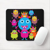 Funny Monster Bash Cute Creatparty Muismat (Met muis)