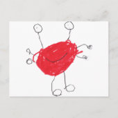 Funny Monster Briefkaart (Voorkant)