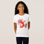 Funny Monster Crazy Cute T-shirt (Voorkant volledig)