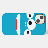 Funny Monster Face iPhone Hoesje (Achterkant horizontaal)