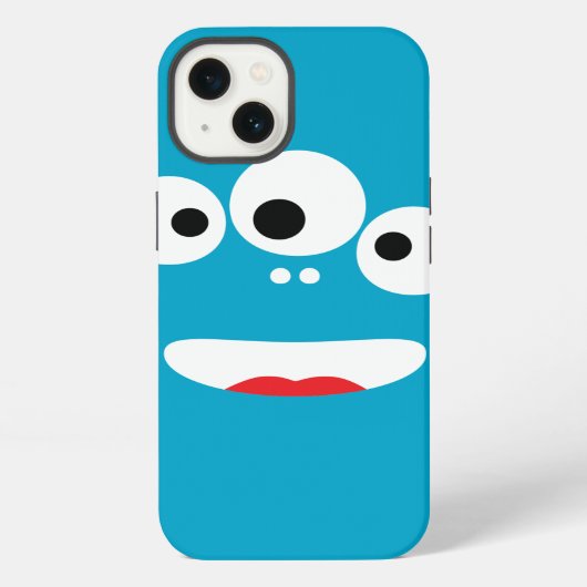 Funny Monster Face iPhone Hoesje (Achterkant)