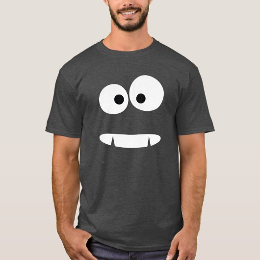 Funny Monster Face T-shirt (Voorkant)