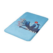 Funny Monster Flower Blue Kinder Badmat (Gekanteld)