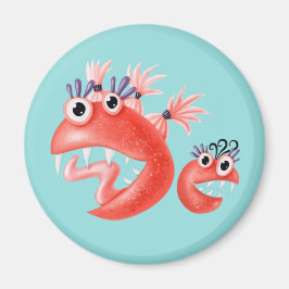 Funny Monster Friends Happy Gekke creaties Magneet