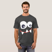 Funny Monster Halloween  Monster Face T-shirt (Voorkant volledig)