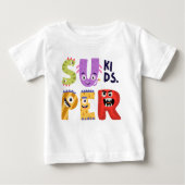 Funny Monster Letters 'Super Kids' (Voorkant)