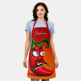 Funny Monster Red Hot Chili Pepper Schort