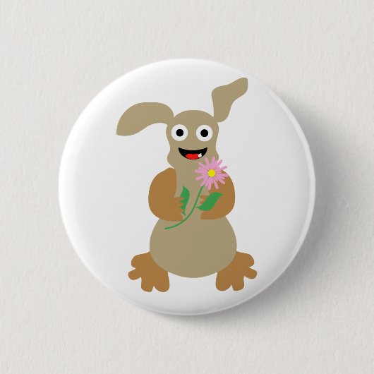 Funny monster ronde button 5,7 cm (Voorkant)
