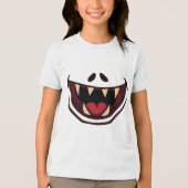 Funny Monster Tri-Blend Shirt (Voorkant)