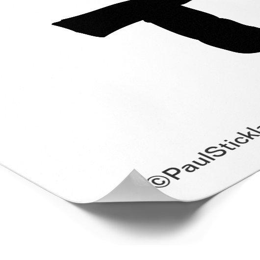 Funny Monster Troll Poster (Hoek)