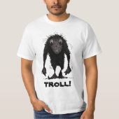Funny Monster Troll T-shirt (Voorkant)
