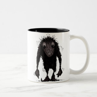 Funny Monster Troll Tweekleurige Koffiemok