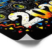 Funny Monster Truck New Years Kids Crush 2026 Part Poster (Hoek)