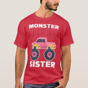 Funny Monster Truck Sister 579 T-shirt