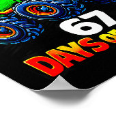 Funny Monster Truck Six Seven Meme Boys Kids Schoo Poster (Hoek)