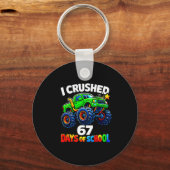 Funny Monster Truck Six Seven Meme Boys Kids Schoo Sleutelhanger (Voorkant)