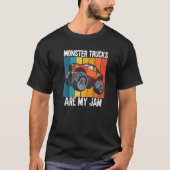 Funny Monster Trucks zijn mijn jam T-shirt (Voorkant)