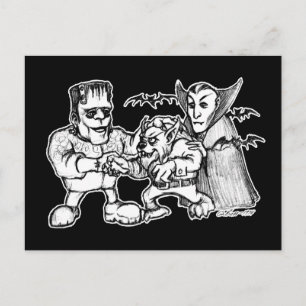 Funny Monsters Briefkaart