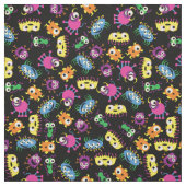 Funny Monsters Cute Kinder Decor Stof (Swatch)