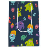 Funny Monsters Gift Bag Medium Cadeauzakje (Achterkant)