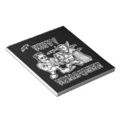 Funny Monsters - Happy Halloween Notitieblok (Schuin)
