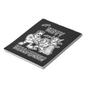Funny Monsters - Happy Halloween Notitieblok (Linkerzijde)