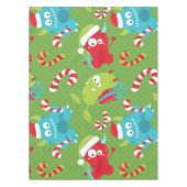 Funny Monsters kerstcadeau Tafelkleed (Voorkant)