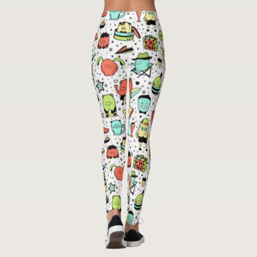 Funny monsters leggings (Achterkant)