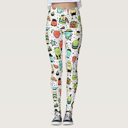 Funny monsters leggings (Voorkant)